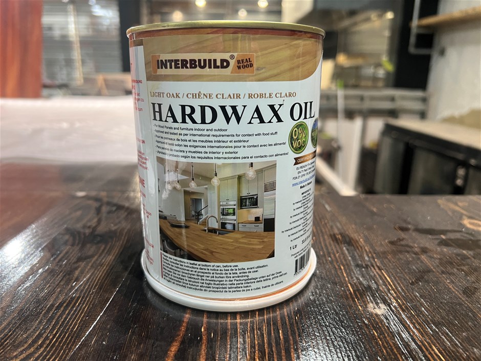 Box of 1Lt Hardwax Oil Tins