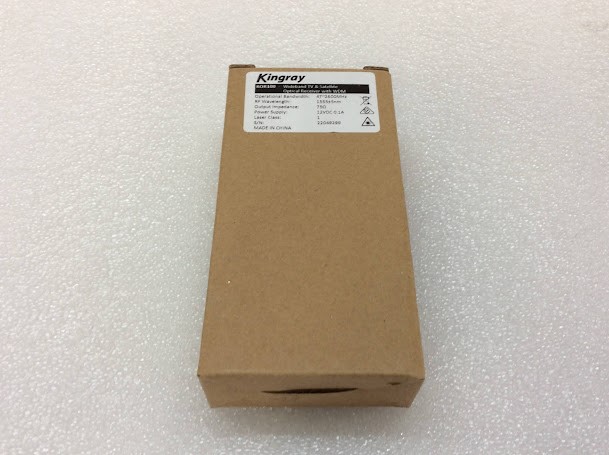 Kingray KOR100 Wideband TV & Satellite Optical Receiver with WDM New