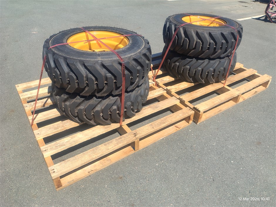 <p>Earthmoving Tyres and Rims x 4</p>