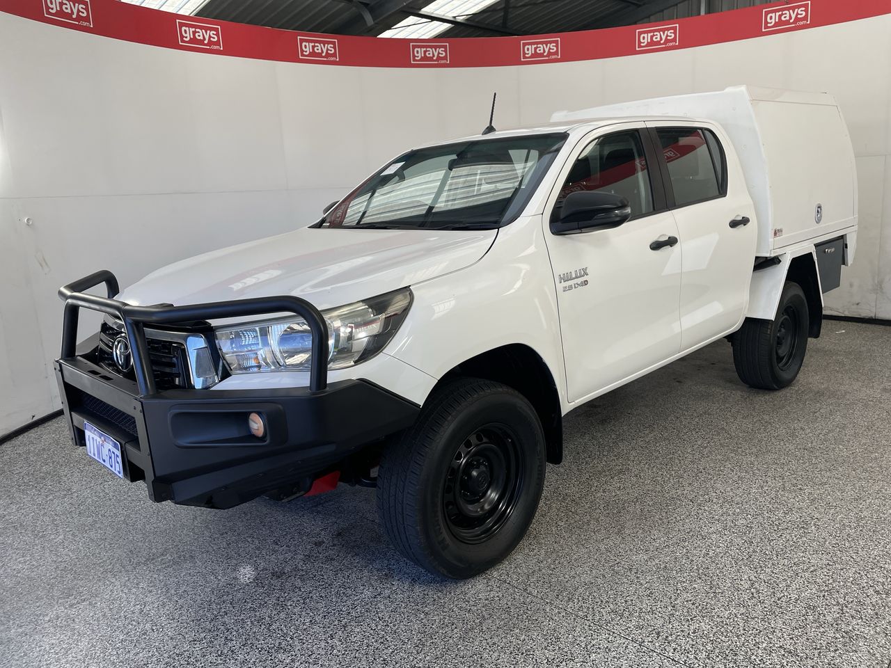 2019 Toyota Hilux 4x4 SR GUN126R Turbo Diesel Automatic Crew Cab Chassis