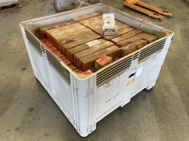 Nally Bin Containing Inox Wire Wheels