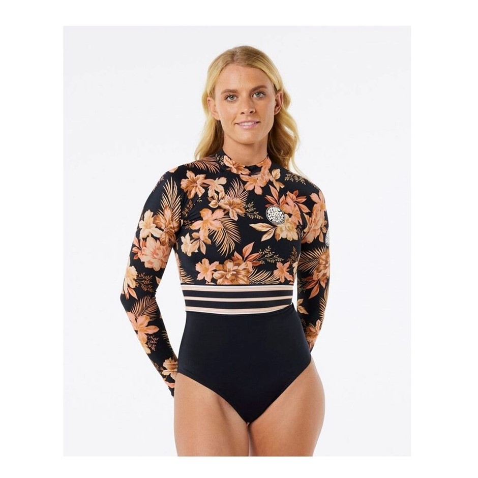 RIP CURL Women's Desert Dreams UPF Surf Suit, Size 2XS, Black. RRP: $140.
