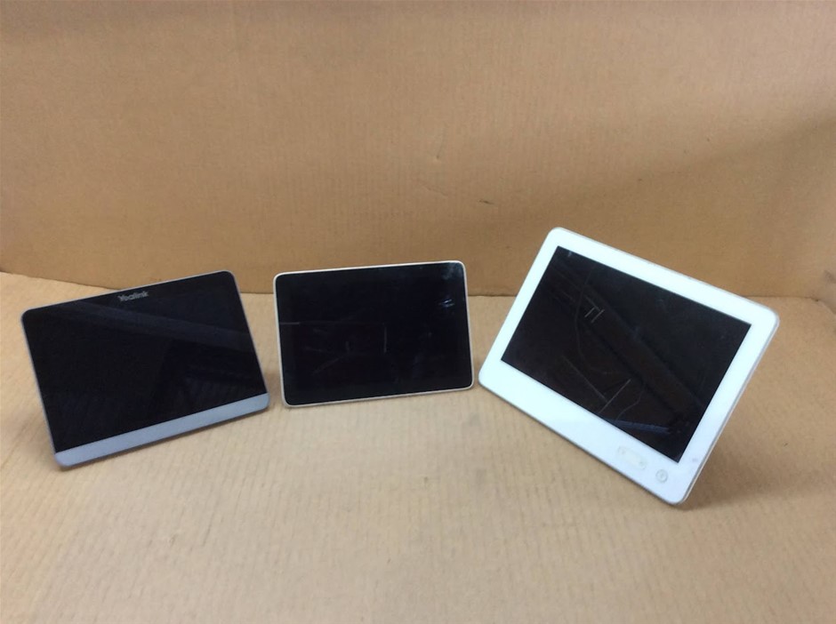 Cisco / Poly / Yealink Mix Model Video Conference Touch Control Panels (Lot