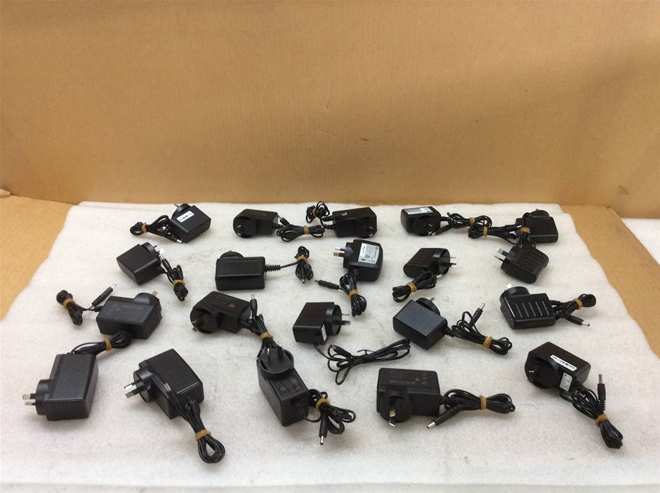 Mix Brand Mix Model AC Power Adapters - Black (Lot of 20)