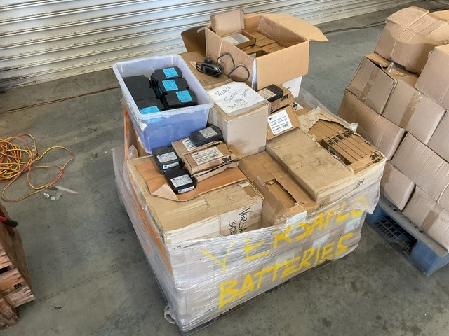 <p>Pallet of 3M Versaflo Batteries </p>