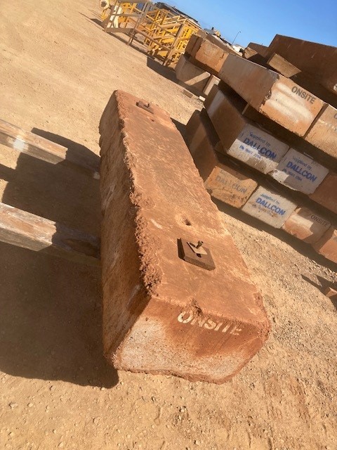 3x Concrete Blocks - Pilbara Portables