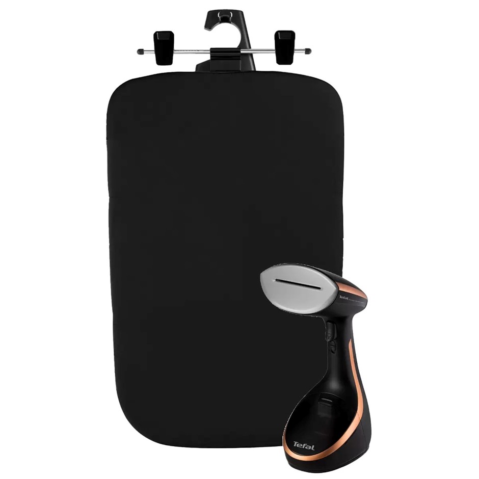 TEFAL Access Steam Care Handheld Garment Steamer, Black Gold, Model DT9120.