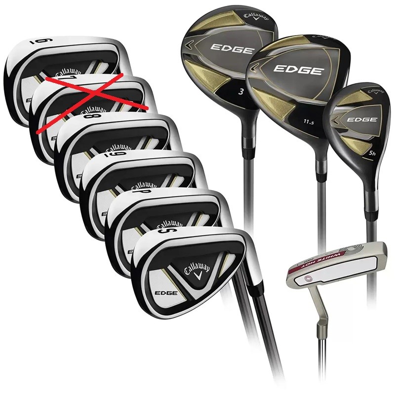 CALLAWAY Women's 9 Piece Golf Club Set Right Handed Regular Flex Graphite I