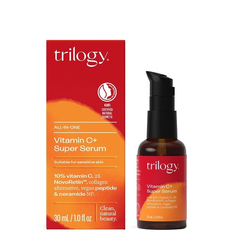 3 x TRILOGY Skincare Products, Incl: 2 x All-In-One Vitamin C+ Super Serum