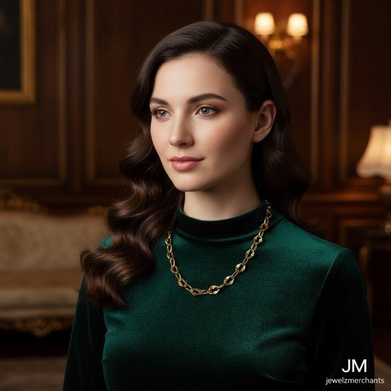 22K/Italy Gold Filled Chain -(Stamped 22K/Italy)-Warranty Quality-50cm