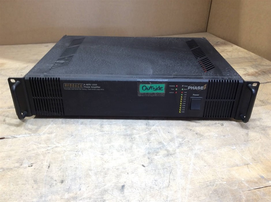 Redback A 4070 125W Power Amplifier