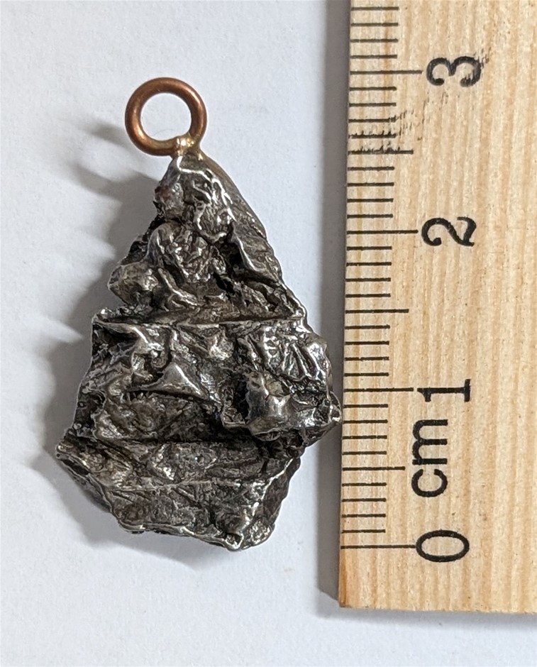 Campo Del Cielo Iron Meteorite From Argentina Made Into A Pendant