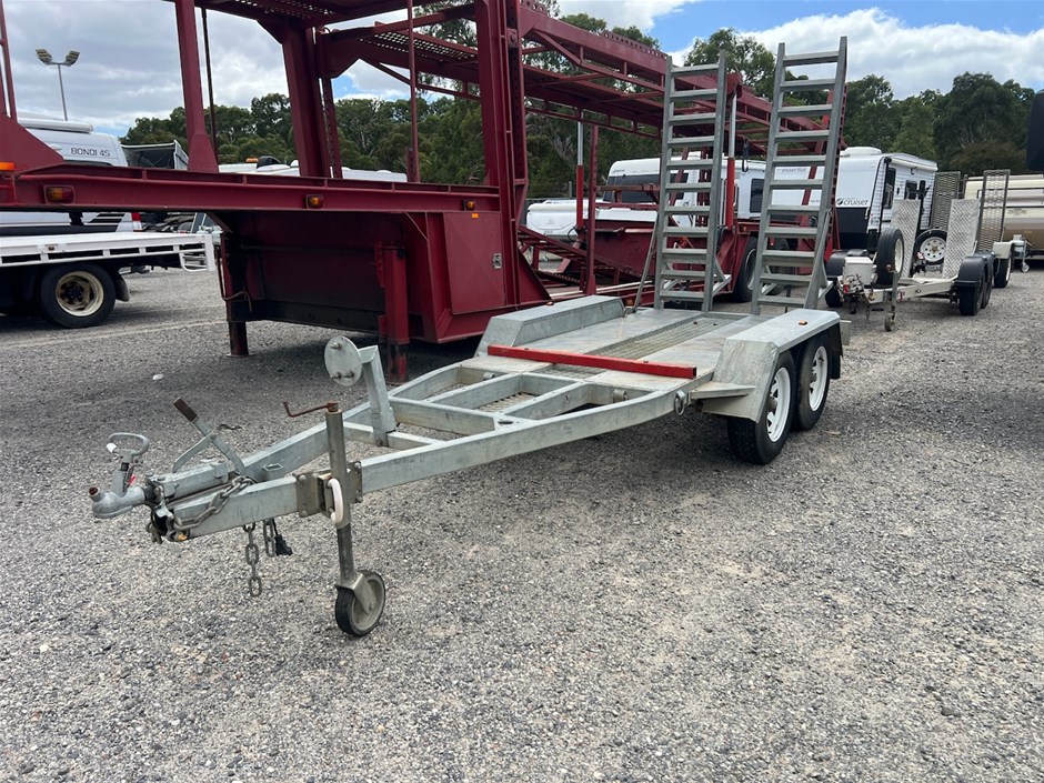 No Reserve 2018 Galvanized 8x4 Tandem Plant Trailer