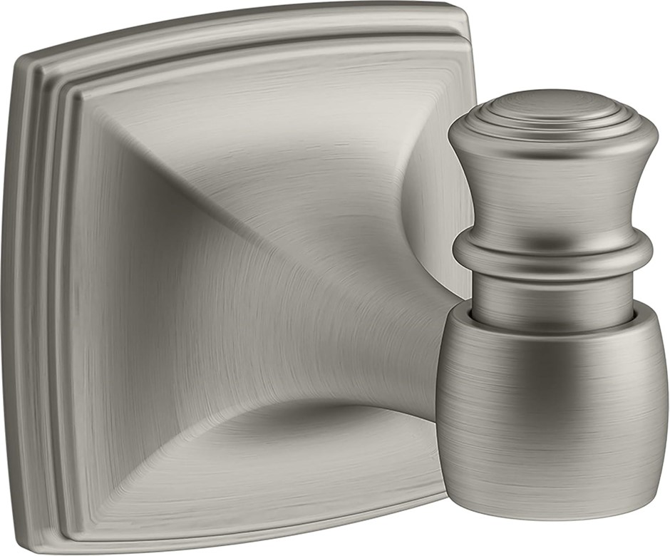 KOHLER K-26540-BN Grand Robel Hook, Vibrant Brushed Nickel.