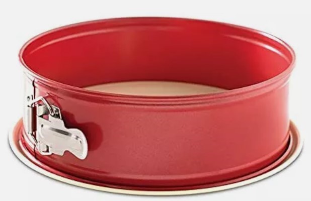 NORDIC WARE Leak Proof Springform Pan, 10 Cup, Red, 9 Inch