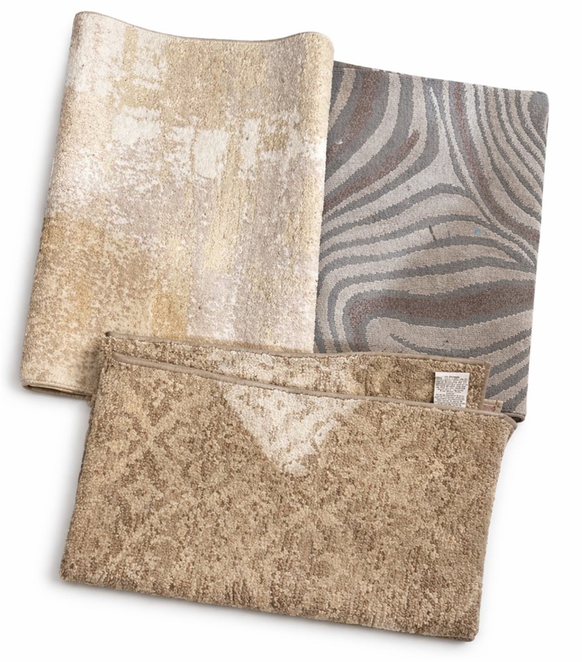 3 x Assorted Accent Rugs 76cm x 114cm