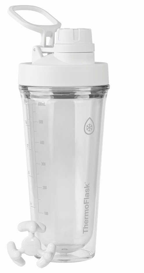 THERMOFLASK Tritan Shaker Spout Lid With Agitator 710ml, White