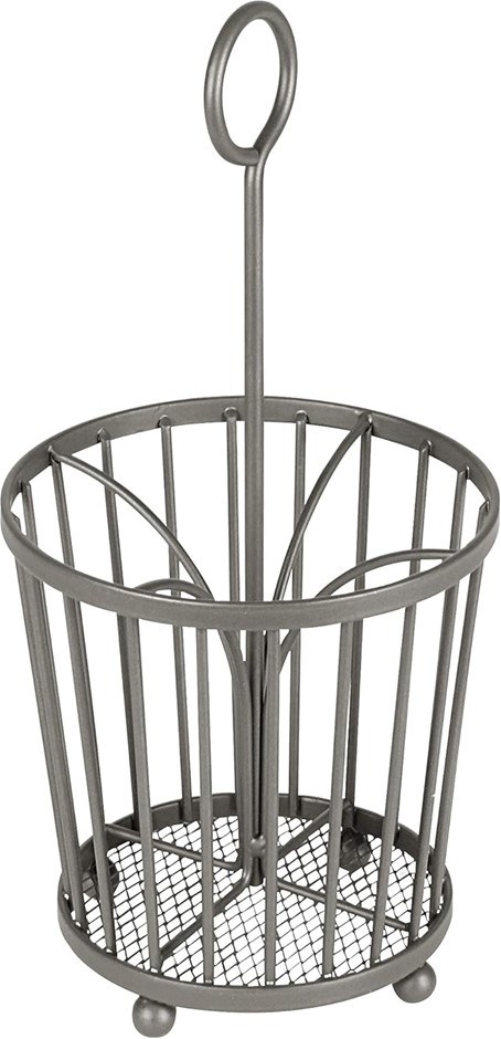 SPECTRUM Diversified Hair & Beauty Accessory Caddy, Industrial Gray A77676.