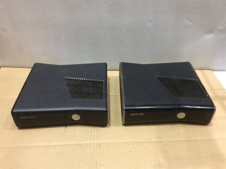 Microsoft Xbox 360 S Gaming Console (Lot of 2)