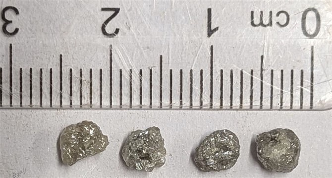 2.2 Carats rough uncut DIAMOND Gemstones