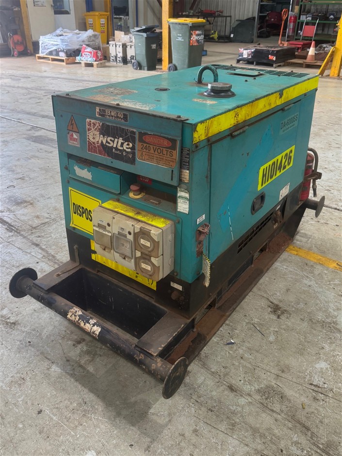 2014 Denyo DA6000SS Generator - Diesel - 6.0kva - Kalgoorlie