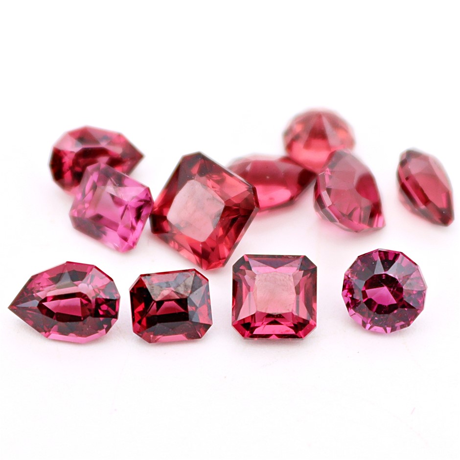 8.30 Carats Red Rhodolite Garnet Parcel