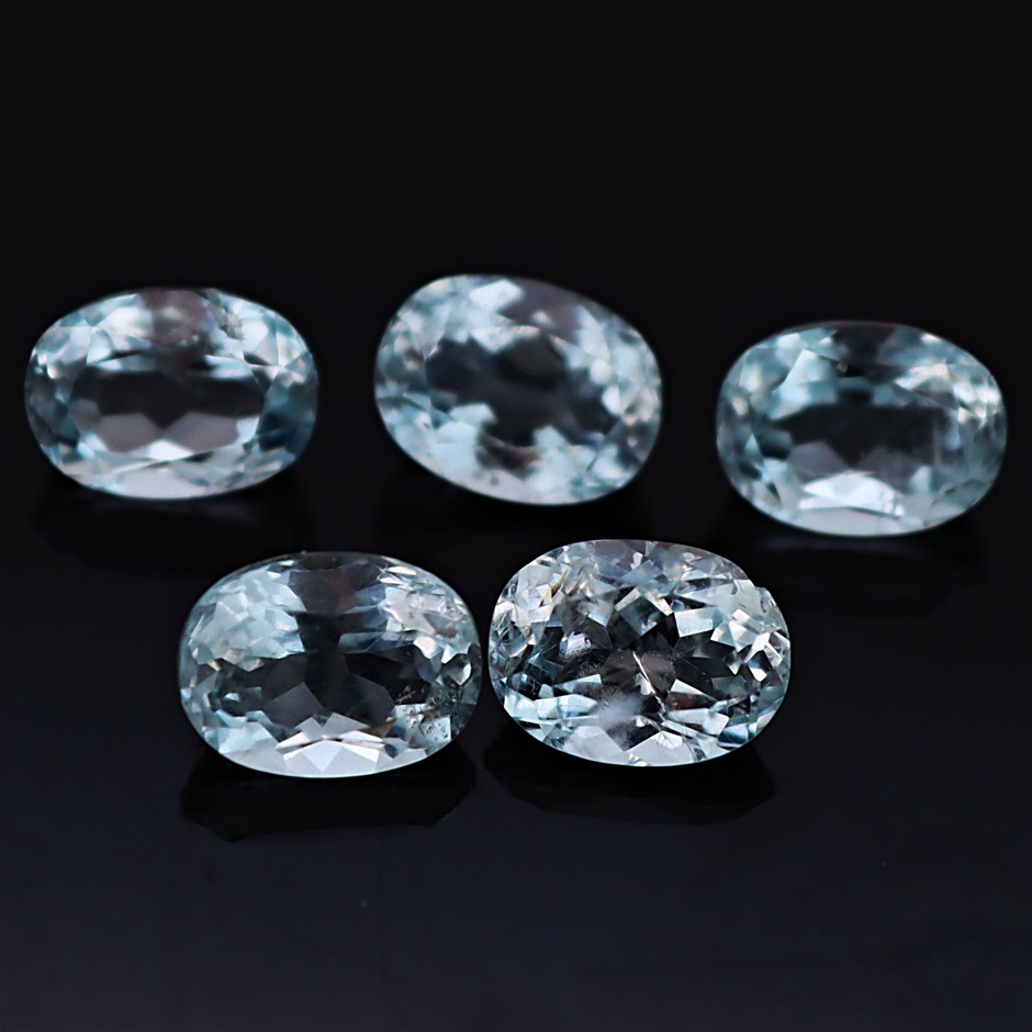 7.32 Carats Blue Aquamarine Parcel