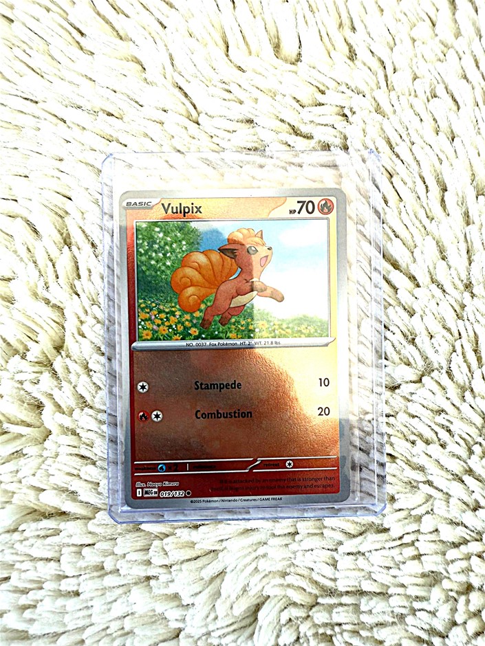 vulpix 019/132 Reverse Holo English