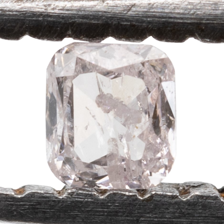 0.04ct Natural Untreated Pink Diamond
