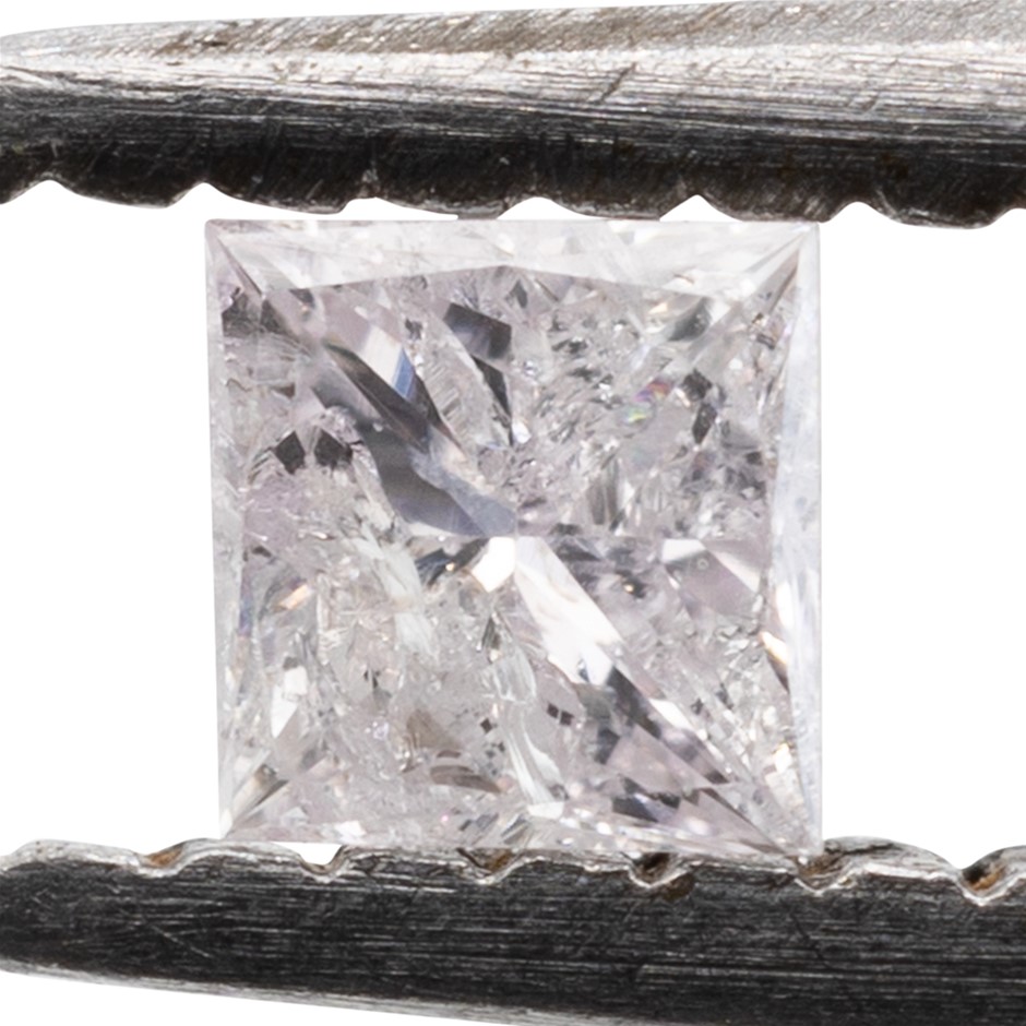 0.07ct Natural Untreated Light Pink Diamond