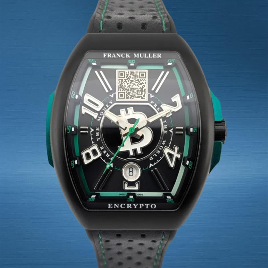 Franck Muller V41 SC DT RCG BTC LTD Encrypto 41mm 2024 BxP & COA