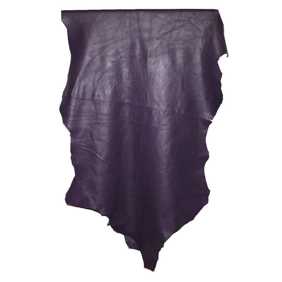 7sqft Top Grade Purple Nappa Lambskin Leather Hide