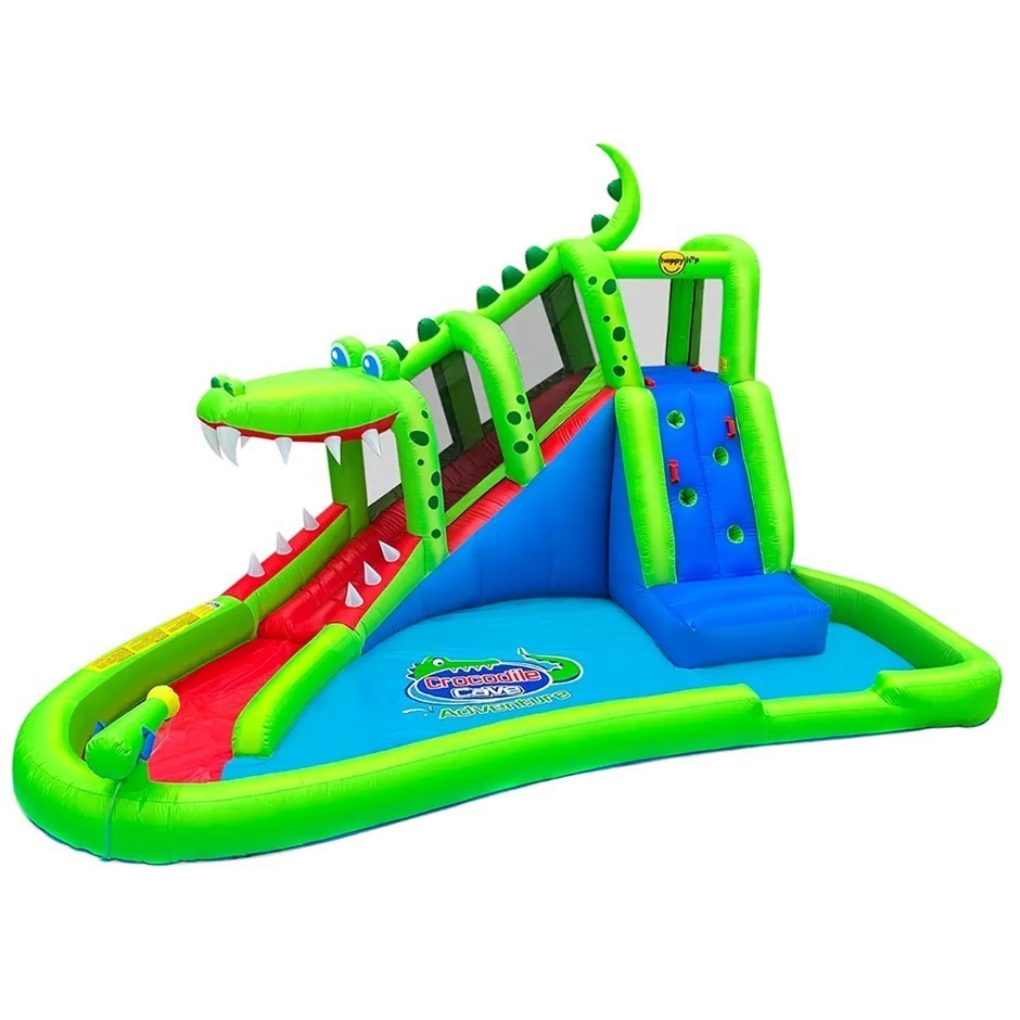 HAPPY HOP Crocodile Cave Adventure Water Slide. NB: Has been used, not in o