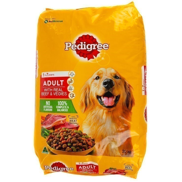 PEDIGREE Vital Protection Adult with Real Beef & Veggies Dog Food (1-7 Year
