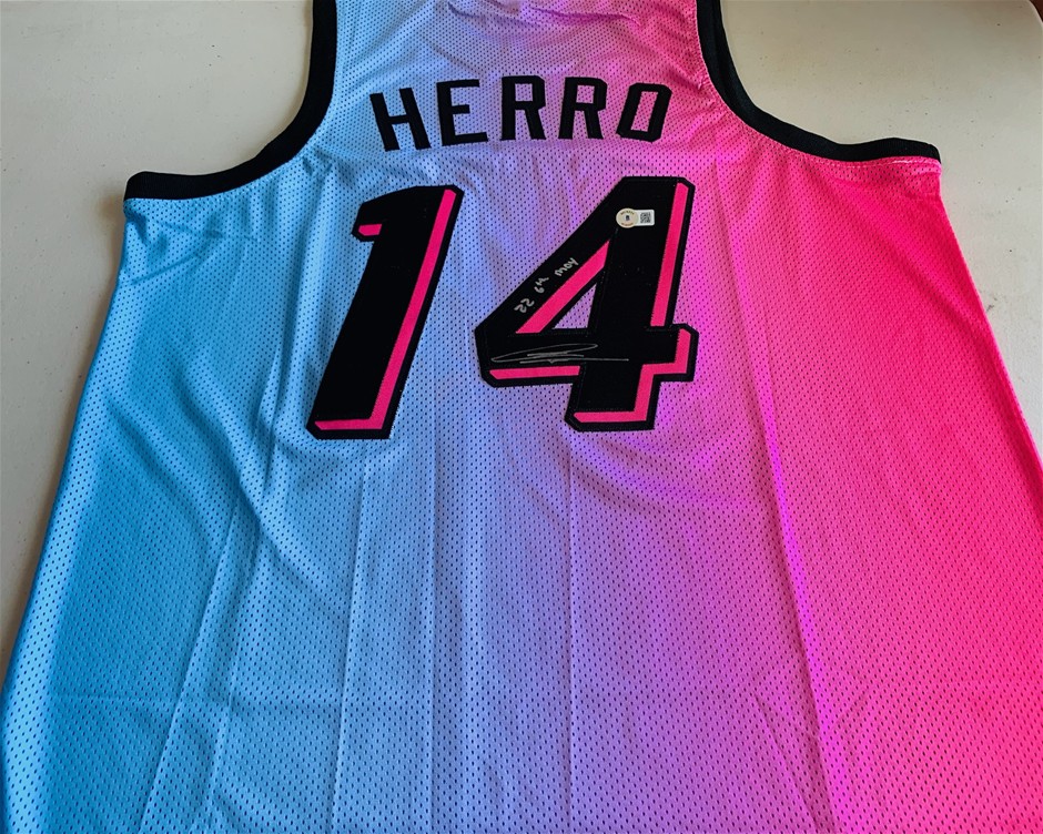 Tyler Herro Signed and Inscribed Jersey - Miami Heat