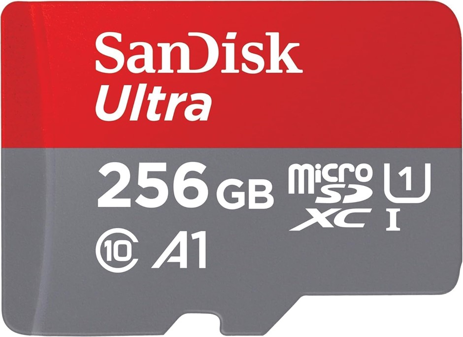 SANDISK 256GB Ultra microSDXC Card + SD Adapter up to 150 MB/s with A1 App