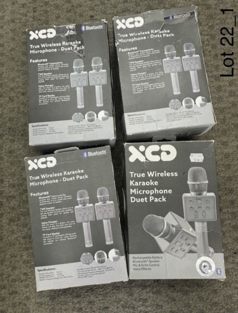 End of Lease Sale: True wireless karaoke Microphone - Duet Pack x4