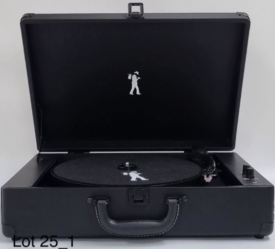 End of Lease Sale: Retro Suitcase Turntable Player with Bluetooth
