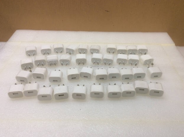 Apple Mixed Model USB Power Adapter (Lot of 40)