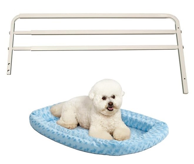 BUNDLE of 2 items: CARDINAL GATES Pet Gates 8" Height Extension (White) + M