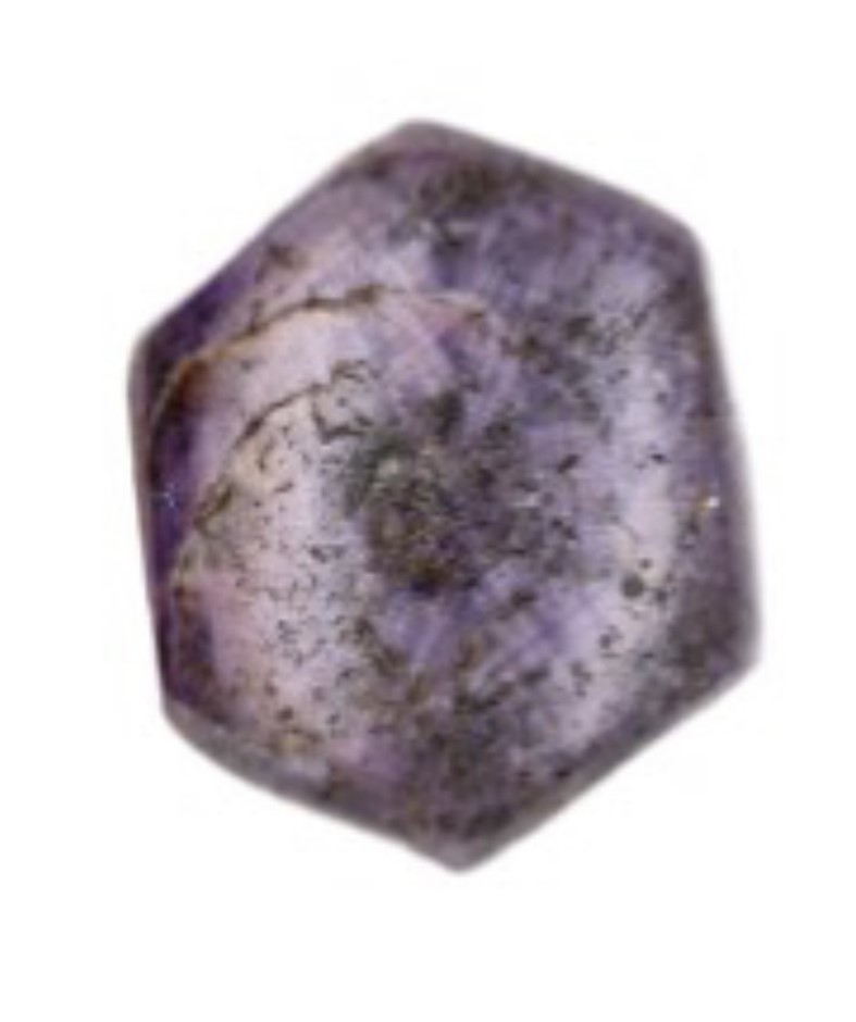 34.88 carat natural purple sapphire certified from Madagascar