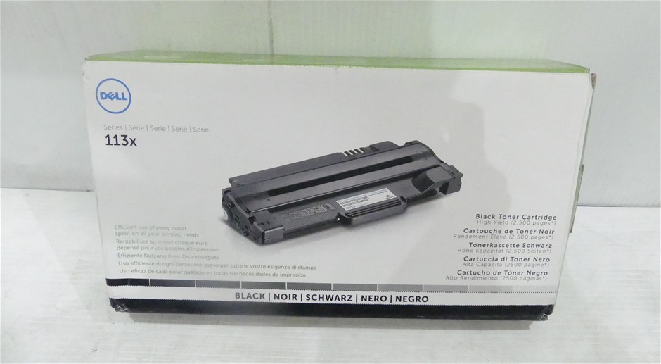 Box Of Dell Assorted Model Printer Cartridges Approx Includes