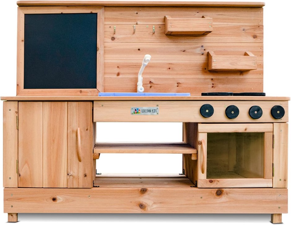 LIFESPAN Kids Pretend Play Roma Outdoor Play Kitchen