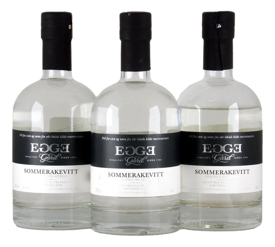 Egge Gard Sommer Akevitt (Summer Aquavit) (3x 500mL) Norway