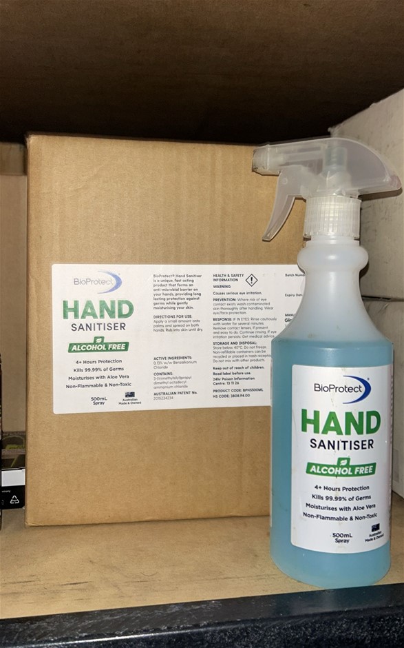 2x Boxes BioProtect Hand Sanitiser