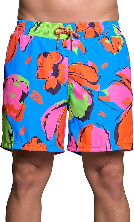 MAAJI Men's Sporty Shorts Swim Trunks, Large US, Bright Blue. RRP: US$69.