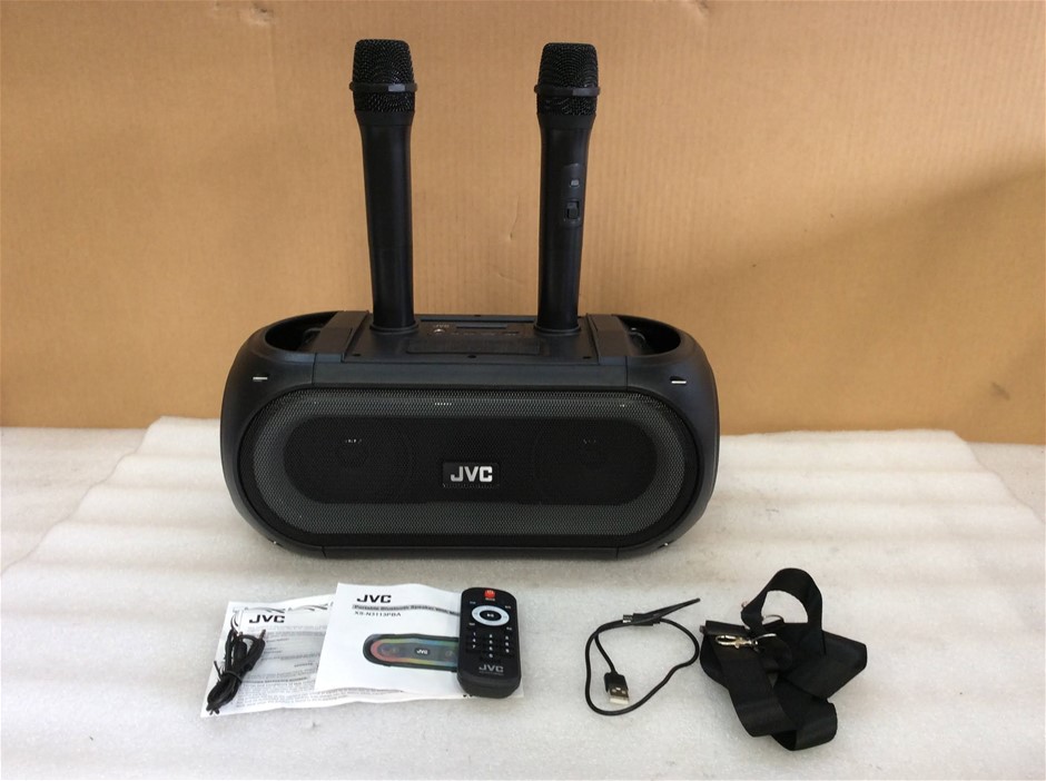 JVC XS-N3113PBA Portable Bluetooth Speaker With Microphones