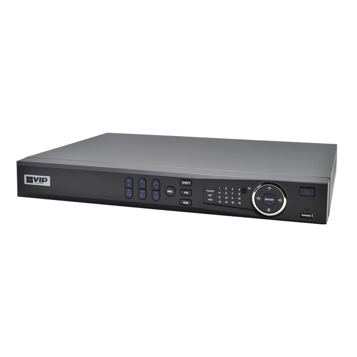 VIP VISION Professional AI 16 Channel 320Mbps Network Video Recorder with e