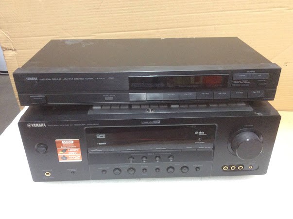 Yamaha TX-300 Sound AM/FM Stereo Tuner& Yamaha AV Receiver (Lot of 2)