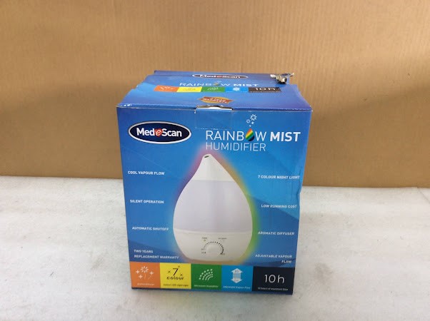 Medescan Rainbow Mist Ultrasonic Humidifier
